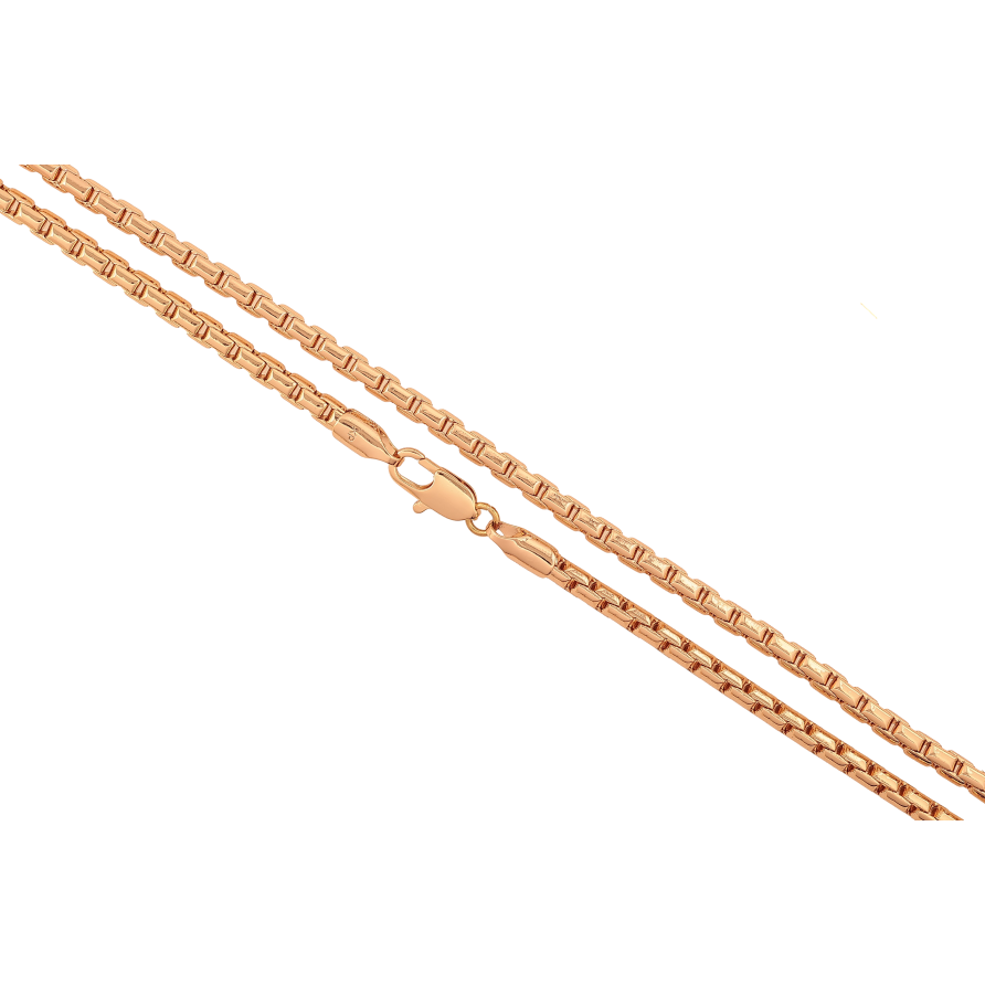 Ланцюжок Xuping колір Позолота 18K "Плетіння Венеціанське" довжина 50см х 3мм фото №1