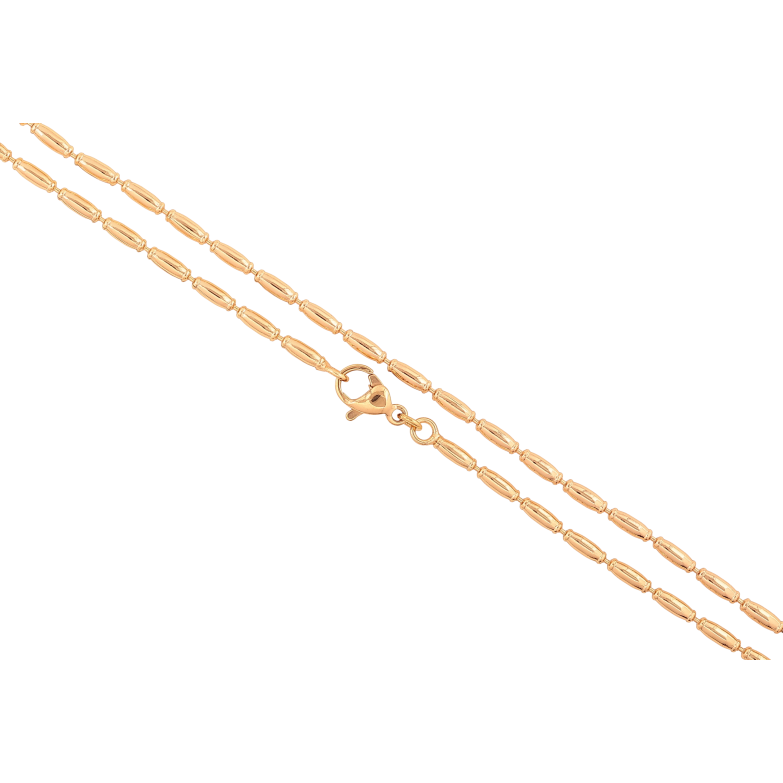 Ланцюжок Xuping колір Позолота 18K "Плетіння Перлина" довжина 45см х 2мм фото №1 Ланцюжок Xuping колір Позолота 18K "Плетіння Перлина" довжина 45см х 2мм фото №1