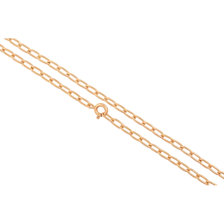 Ланцюжок Xuping колір Позолота 18K "Плетіння Якірне" довжина 50см х 3мм фото №1 Ланцюжок Xuping колір Позолота 18K "Плетіння Якірне" довжина 50см х 3мм фото №1