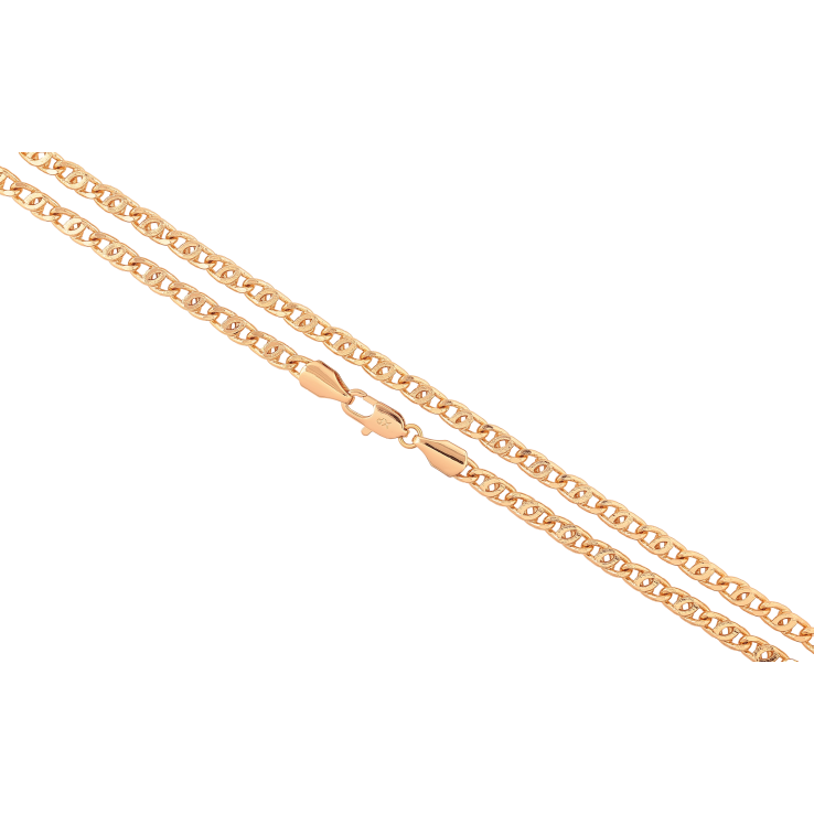 Ланцюжок Xuping колір Позолота 18K "Плетіння Пташине око" довжина 50см х 4мм фото №16