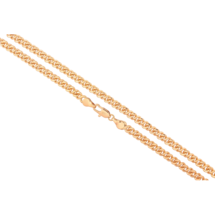 Ланцюжок Xuping колір Позолота 18K "Плетіння Вісімка" довжина 51см х 4.5мм фото №18