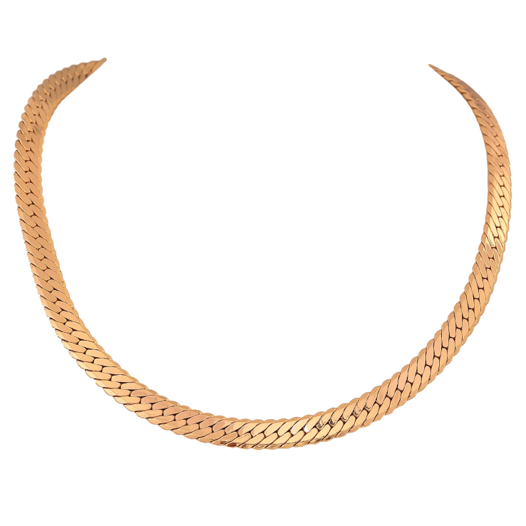 Ланцюжок Xuping колір Позолота 18K "Плетіння Париджина" довжина 51см х 7мм фото №23 Ланцюжок Xuping колір Позолота 18K "Плетіння Париджина" довжина 51см х 7мм фото №23