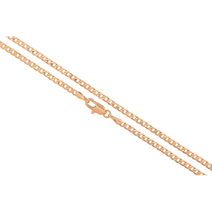 Ланцюжок Xuping колір Позолота 18K "Плетіння Панцирне" довжина 55см х 3мм фото №17