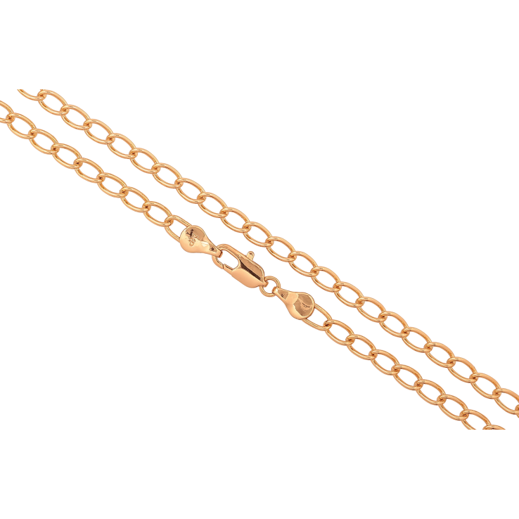 Ланцюжок Xuping колір Позолота 18K "Плетіння Панцирне" довжина 45см х 4мм фото №2 Ланцюжок Xuping колір Позолота 18K "Плетіння Панцирне" довжина 45см х 4мм фото №2