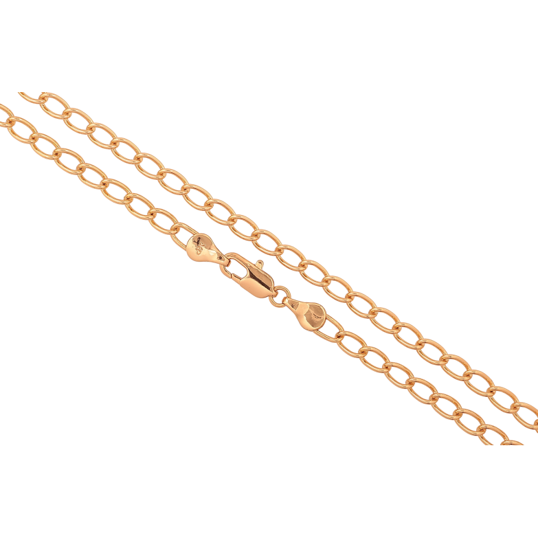 Ланцюжок Xuping колір Позолота 18K "Плетіння Панцирне" довжина 45см х 4мм фото №2 Ланцюжок Xuping колір Позолота 18K "Плетіння Панцирне" довжина 45см х 4мм фото №2