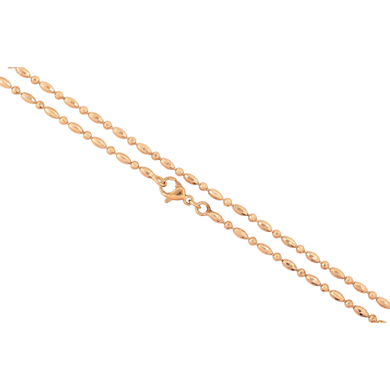 Цепочка Xuping цвет Позолота 18K "Плетение Перлина" длинна 46см х 2мм фото №1