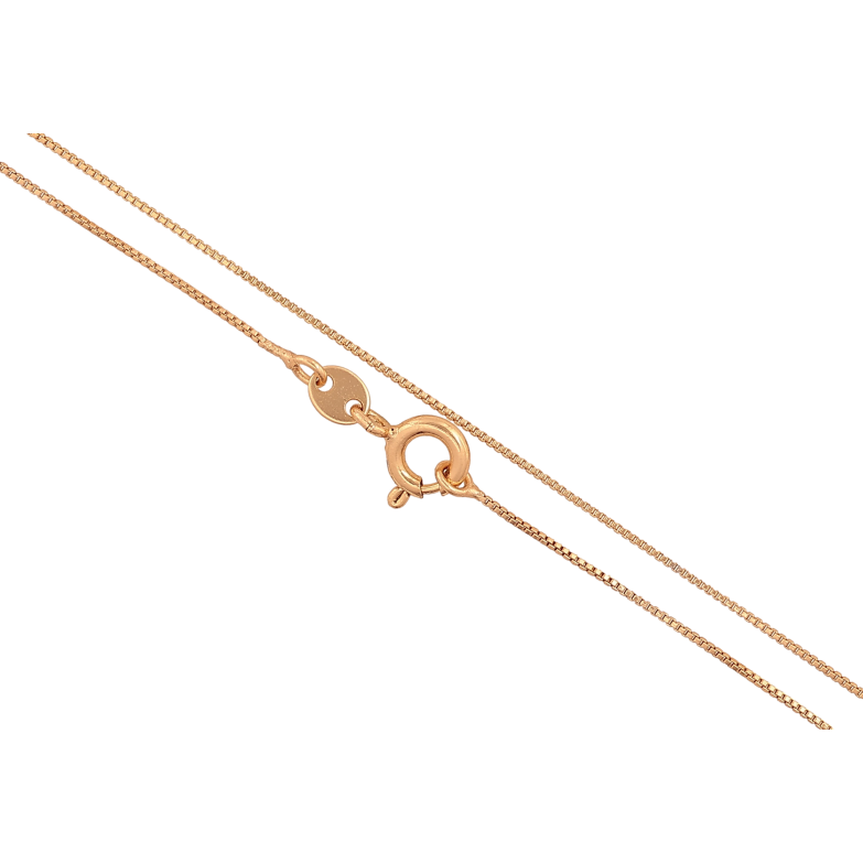 Цепочка Xuping цвет Позолота 18K "Плетение Венецианское" длинна 53см х 1мм фото №1