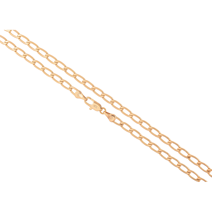 Ланцюжок Xuping колір Позолота 18K "Плетіння Панцирне" довжина 60см х 4мм фото №15 Ланцюжок Xuping колір Позолота 18K "Плетіння Панцирне" довжина 60см х 4мм фото №15