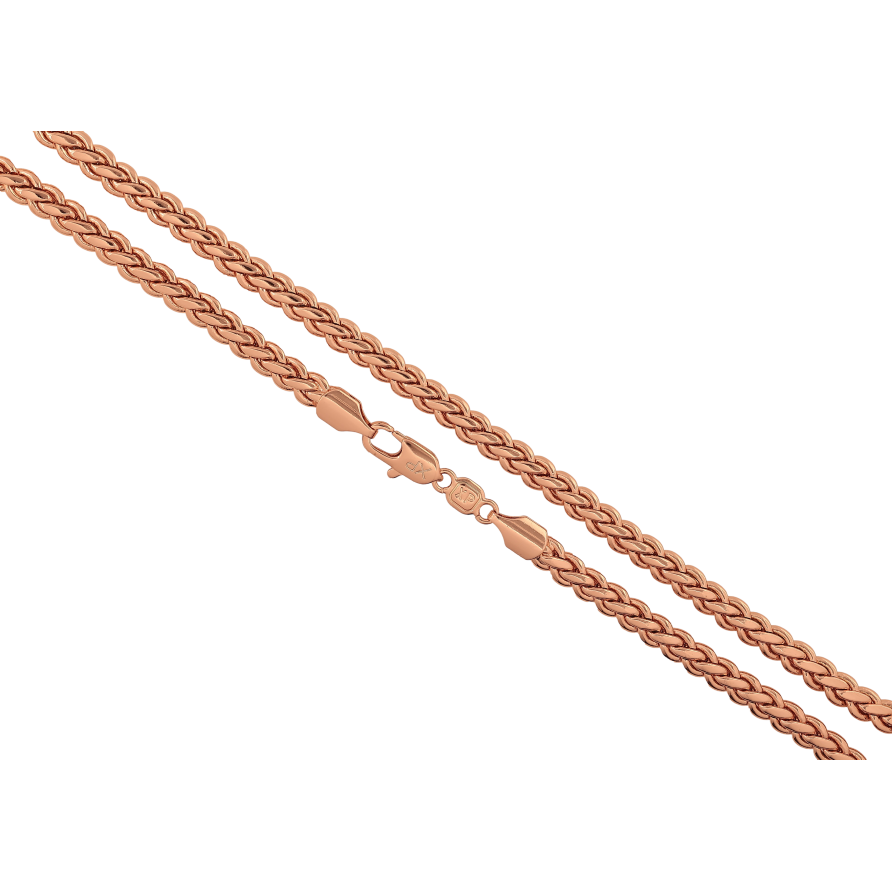 Цепочка Xuping цвет Позолота РО "Плетение Фантазийное" длинна 56см х 5мм фото №1