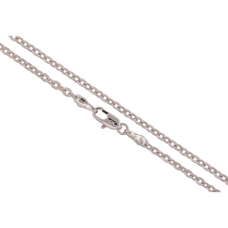 Цепочка Xuping цвет Родий "Плетение Якорное с узором" длина 46см х 2.5мм фото №1