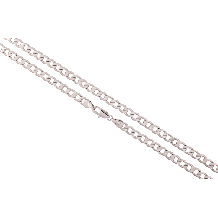 Ланцюжок Xuping колір Родій "Плетіння Панцирне" довжина 50см х 5мм фото №9 Ланцюжок Xuping колір Родій "Плетіння Панцирне" довжина 50см х 5мм фото №9