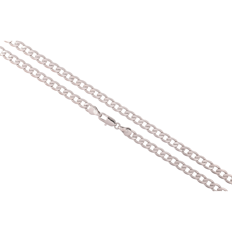 Ланцюжок Xuping колір Родій "Плетіння Панцирне" довжина 50см х 5мм фото №1 Ланцюжок Xuping колір Родій "Плетіння Панцирне" довжина 50см х 5мм фото №1