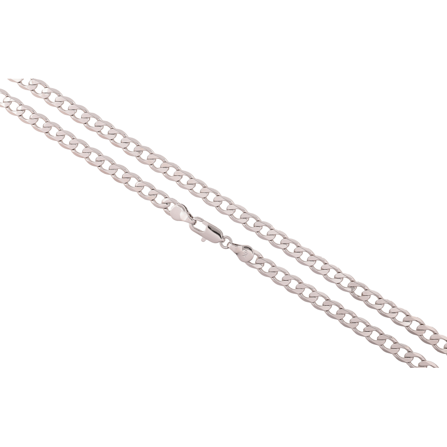 Ланцюжок Xuping колір Родій "Плетіння Панцирне" довжина 50см х 5мм фото №1 Ланцюжок Xuping колір Родій "Плетіння Панцирне" довжина 50см х 5мм фото №1