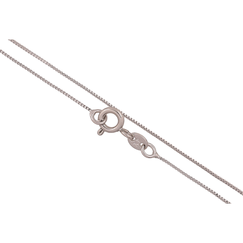 Ланцюжок Xuping колір Родій "Плетіння Венеціанське" довжина 40см х 1мм фото №1