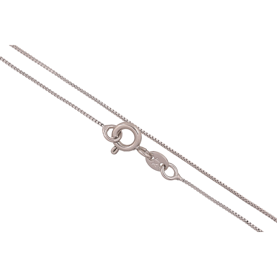 Цепочка Xuping цвет Родий "Плетение Венецианское" длина 40см х 1мм фото №1