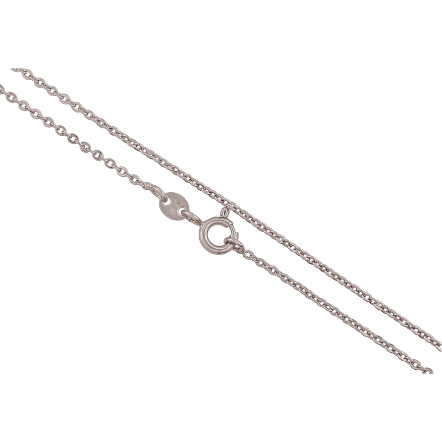 Ланцюжок Xuping колір Родій "Плетіння Якірне" довжина 45см х 1.5мм фото №1