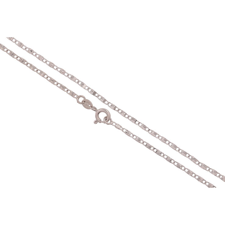 Цепочка Xuping цвет Родий "Плетение Морская цепь с узором" длина 45см х 2мм фото №13 Цепочка Xuping цвет Родий "Плетение Морская цепь с узором" длина 45см х 2мм фото №13