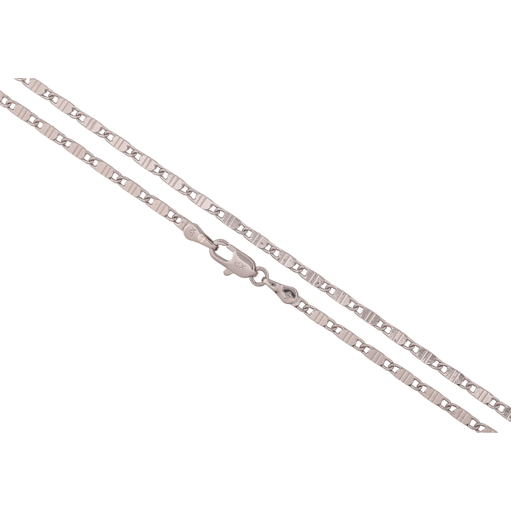 Ланцюжок Xuping колір Родій "Плетіння Морський ланцюг" довжина 50см х 2мм фото №20 Ланцюжок Xuping колір Родій "Плетіння Морський ланцюг" довжина 50см х 2мм фото №20
