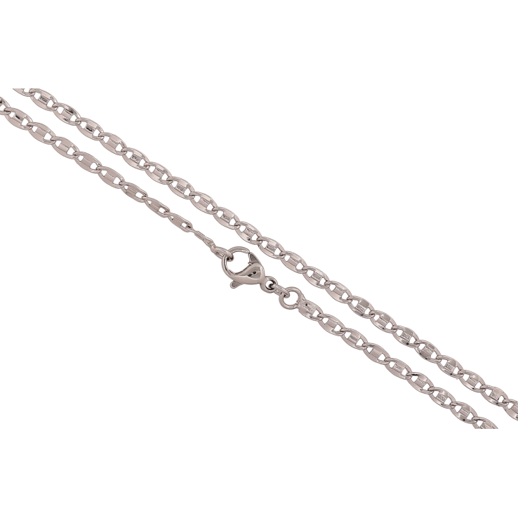 Ланцюжок Xuping колір Родій "Плетіння Морський ланцюг" довжина 45см х 2.5мм фото №14