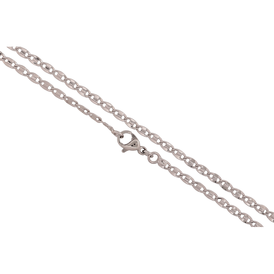 Ланцюжок Xuping колір Родій "Плетіння Морський ланцюг" довжина 45см х 2.5мм фото №1 Ланцюжок Xuping колір Родій "Плетіння Морський ланцюг" довжина 45см х 2.5мм фото №1