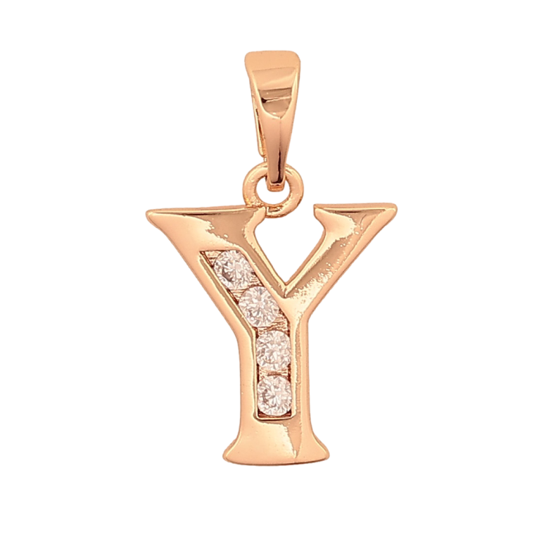 Кулон Xuping M&L колір 18K "Літера Y" для ланцюжка до 5мм фото №5