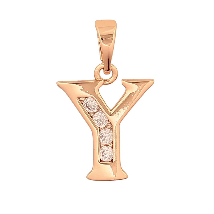 Кулон Xuping M&L цвет 18K "Буква Y" для цепочки до 5мм фото №1
