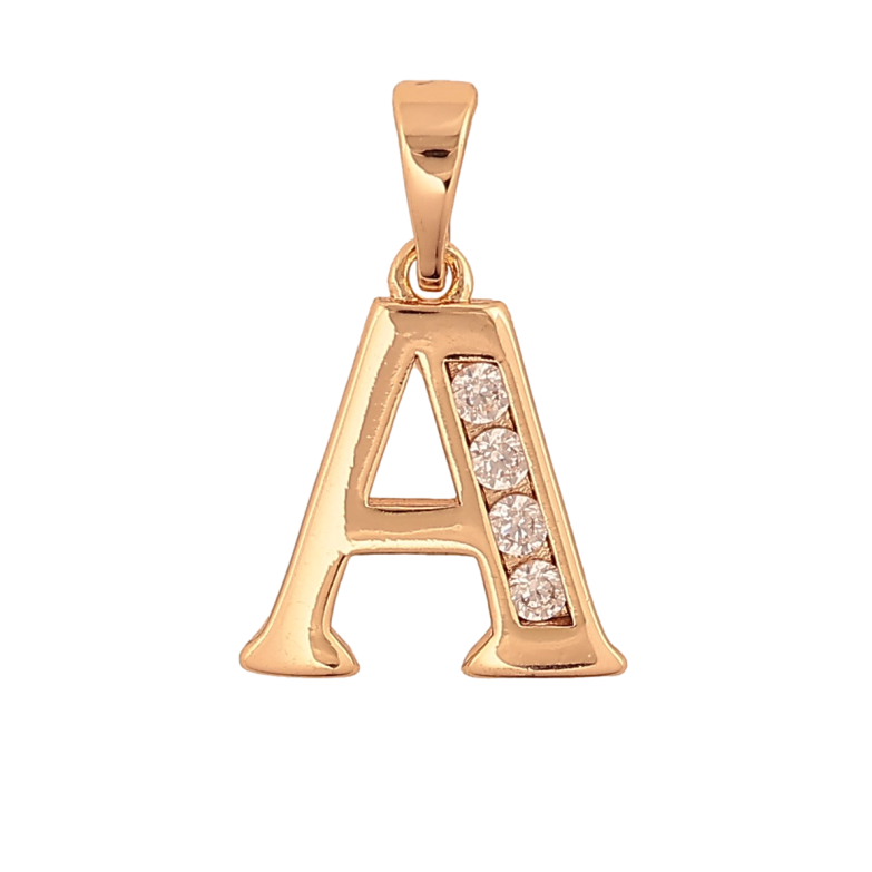 Кулон Xuping M&L цвет 18K "Буква A" для цепочки до 5мм фото №1
