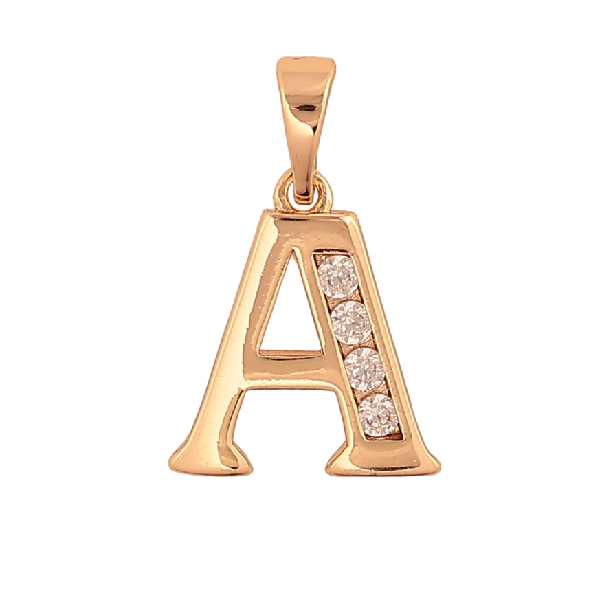 Кулон Xuping M&L цвет 18K "Буква A" для цепочки до 5мм фото №1