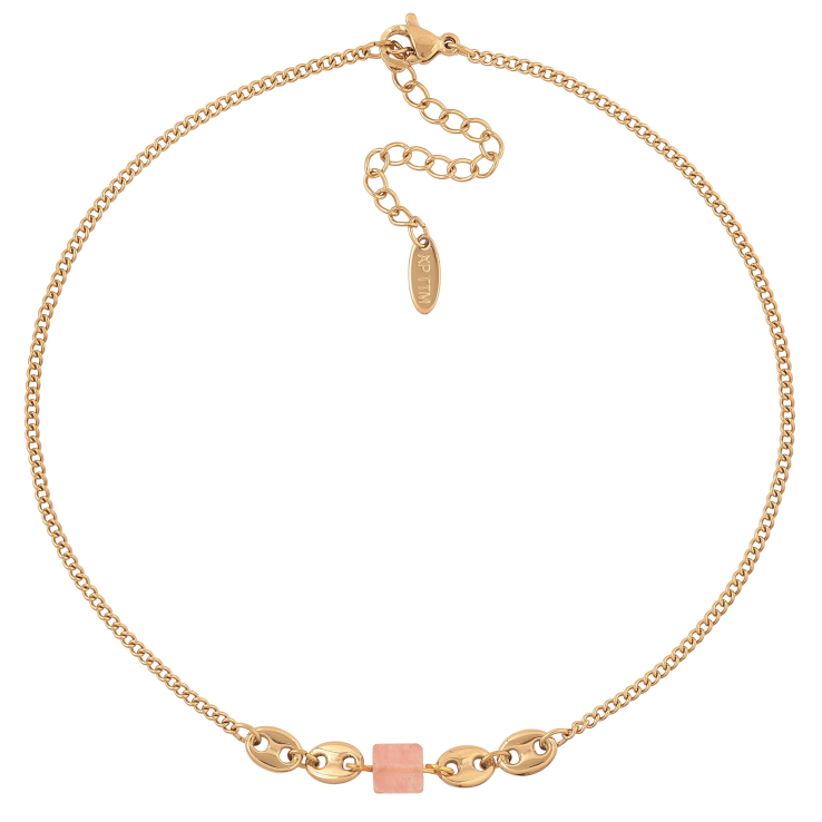 Браслет Xuping ТТМ Stainless Steel колір 14К на ногу "Ланцюжок з декоративними вставками" довжина з дод. ланцюжком 29-34.5см х 2-6мм фото №12 Браслет Xuping ТТМ Stainless Steel колір 14К на ногу "Ланцюжок з декоративними вставками" довжина з дод. ланцюжком 29-34.5см х 2-6мм фото №12