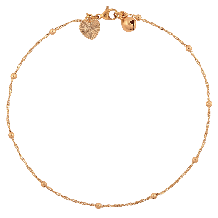 Браслет Xuping колір Позолота 18K на ногу "Ланцюжок з намистинами" розмір 26см х 1.5-2.5мм фото №16 Браслет Xuping колір Позолота 18K на ногу "Ланцюжок з намистинами" розмір 26см х 1.5-2.5мм фото №16