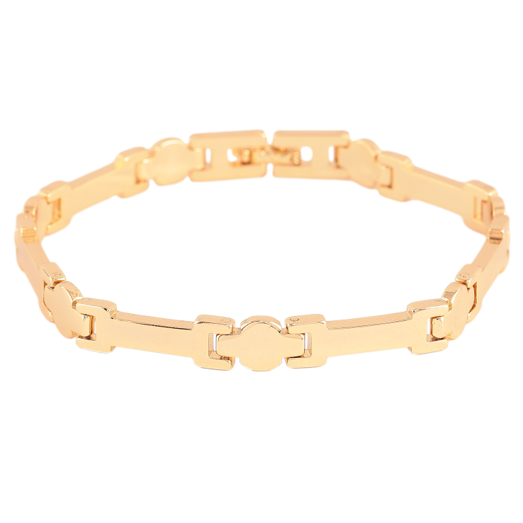 Браслет Xuping колір Позолота 18K "Декоративний візерунок" розмір 20см х 4-7мм фото №15