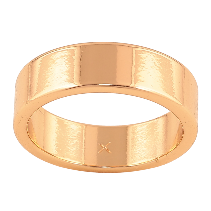 Каблучка Xuping Позолота 18K "Американка Обручка 6мм" фото №5