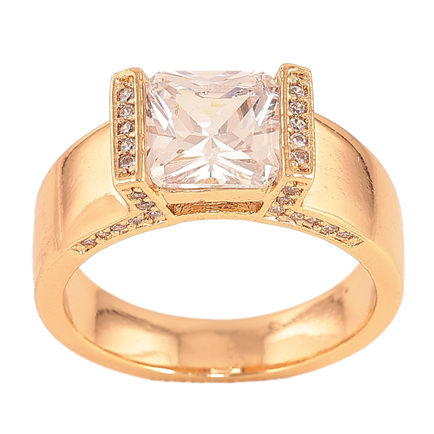 Перстень Xuping цвет Позолота 18K "Узор с кристаллами" фото №1 Перстень Xuping цвет Позолота 18K "Узор с кристаллами" фото №1