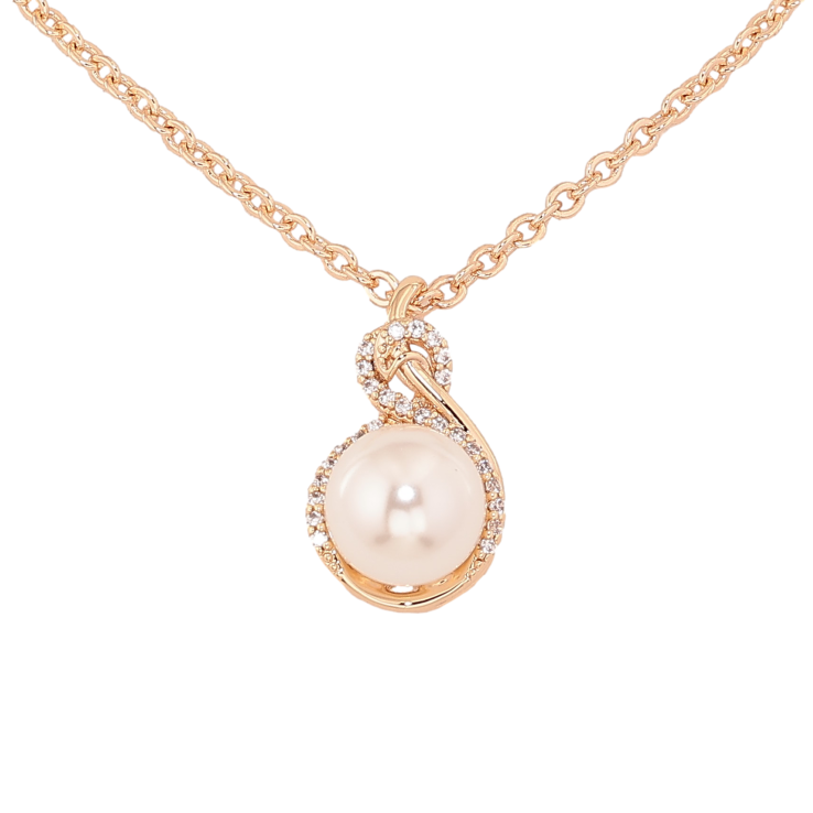 Кулон на ланцюжку Xuping M&L колір 18К "Перлина підвіска" розмір 44см х 2.5мм фото №20