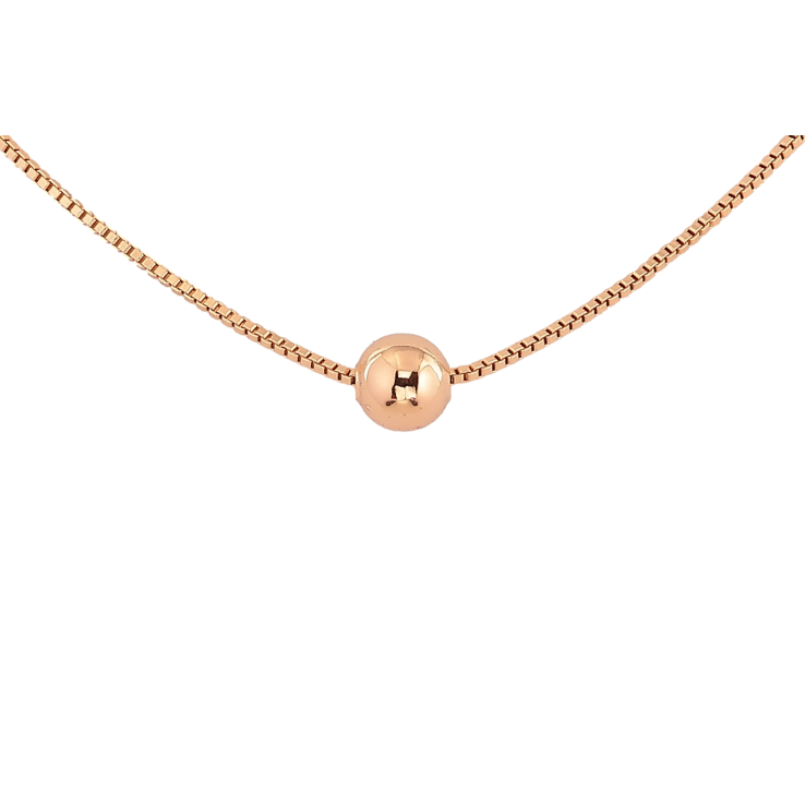 Кулон на ланцюжку Xuping колір Позолота 18К "Бусина, ø 7мм" довжина 46-51см х 1мм фото №21 Кулон на ланцюжку Xuping колір Позолота 18К "Бусина, ø 7мм" довжина 46-51см х 1мм фото №21