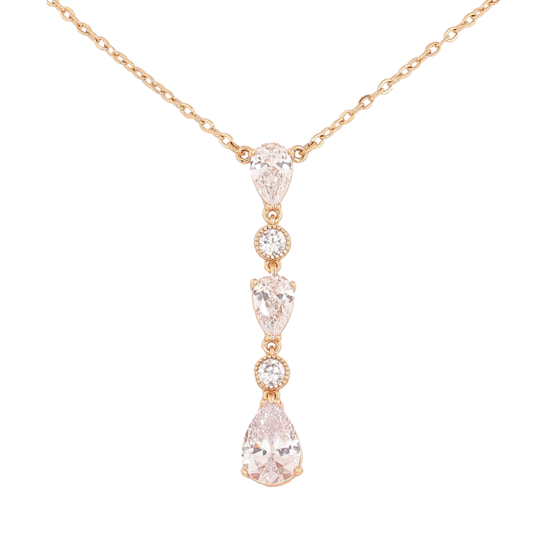 Кулон на цепочке Xuping цвет Позолота 18К "Кристальный блеск" длина 43-46см х 2мм фото №1