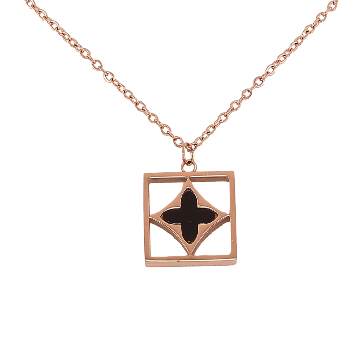 Підвіска на ланцюжку Нержавіюча сталь "Конюшина" довжина 41-46см х 1.5мм фото №15