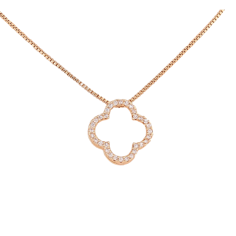 Підвіска на ланцюжку Нержавіюча сталь "Конюшина" довжина 45см х 1мм фото №2