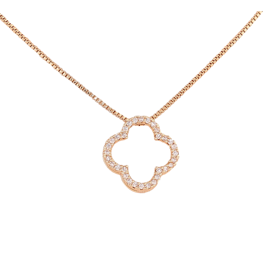 Підвіска на ланцюжку Нержавіюча сталь "Конюшина" довжина 45см х 1мм фото №1