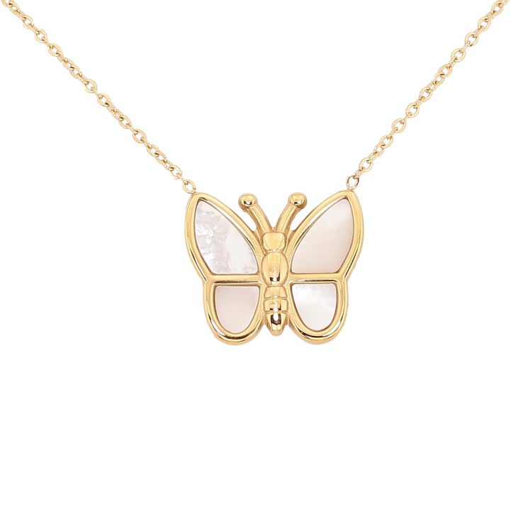 Підвіска на ланцюжку Нержавіюча сталь "Перламутровий метелик" довжина 43-48см х 1мм фото №25 Підвіска на ланцюжку Нержавіюча сталь "Перламутровий метелик" довжина 43-48см х 1мм фото №25