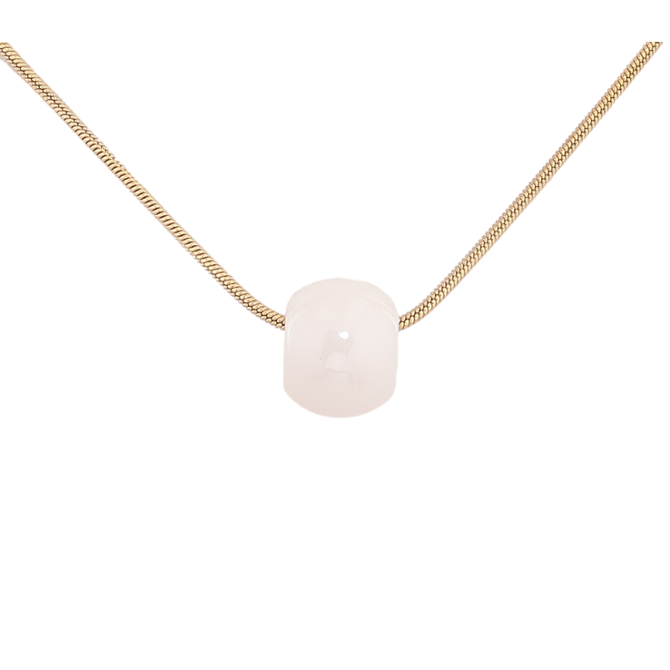 Підвіска на ланцюжку Xuping ТТМ Stainless Steel колір 14К "Біла керамічна намистина" довжина 45-50см х 1.5мм фото №16 Підвіска на ланцюжку Xuping ТТМ Stainless Steel колір 14К "Біла керамічна намистина" довжина 45-50см х 1.5мм фото №16