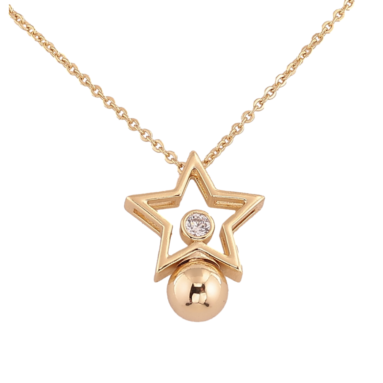 Підвіска на ланцюжку Xuping колір Позолота 14K "Зірка" довжина 40-45см х 1,5мм фото №1 Підвіска на ланцюжку Xuping колір Позолота 14K "Зірка" довжина 40-45см х 1,5мм фото №1