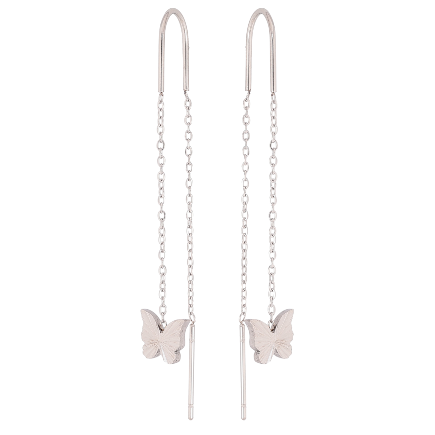 Сережки Нержавіюча сталь протяжки "Метелики" фото №1