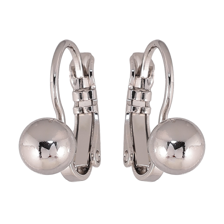 Сережки Xuping колір Родій французький замок "Кульки на дужках" ø 6мм фото №23 Сережки Xuping колір Родій французький замок "Кульки на дужках" ø 6мм фото №23