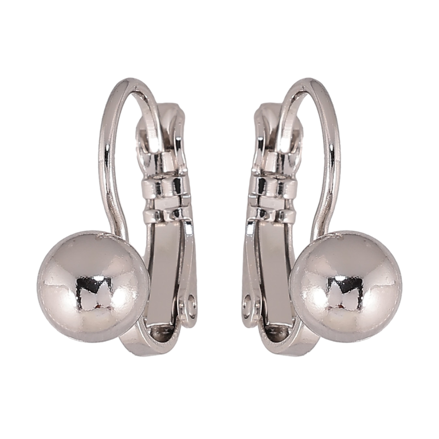 Сережки Xuping колір Родій французький замок "Кульки на дужках" ø 6мм фото №1