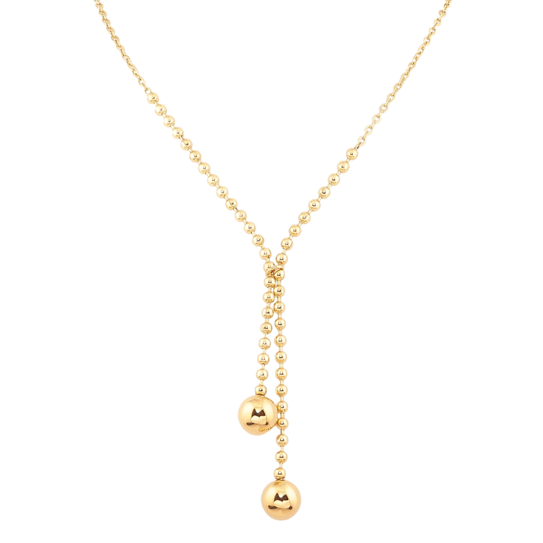 Кольє Нержавіюча сталь "Підвіски кульки" довжина 48-53см х 2-3мм фото №1 Кольє Нержавіюча сталь "Підвіски кульки" довжина 48-53см х 2-3мм фото №1