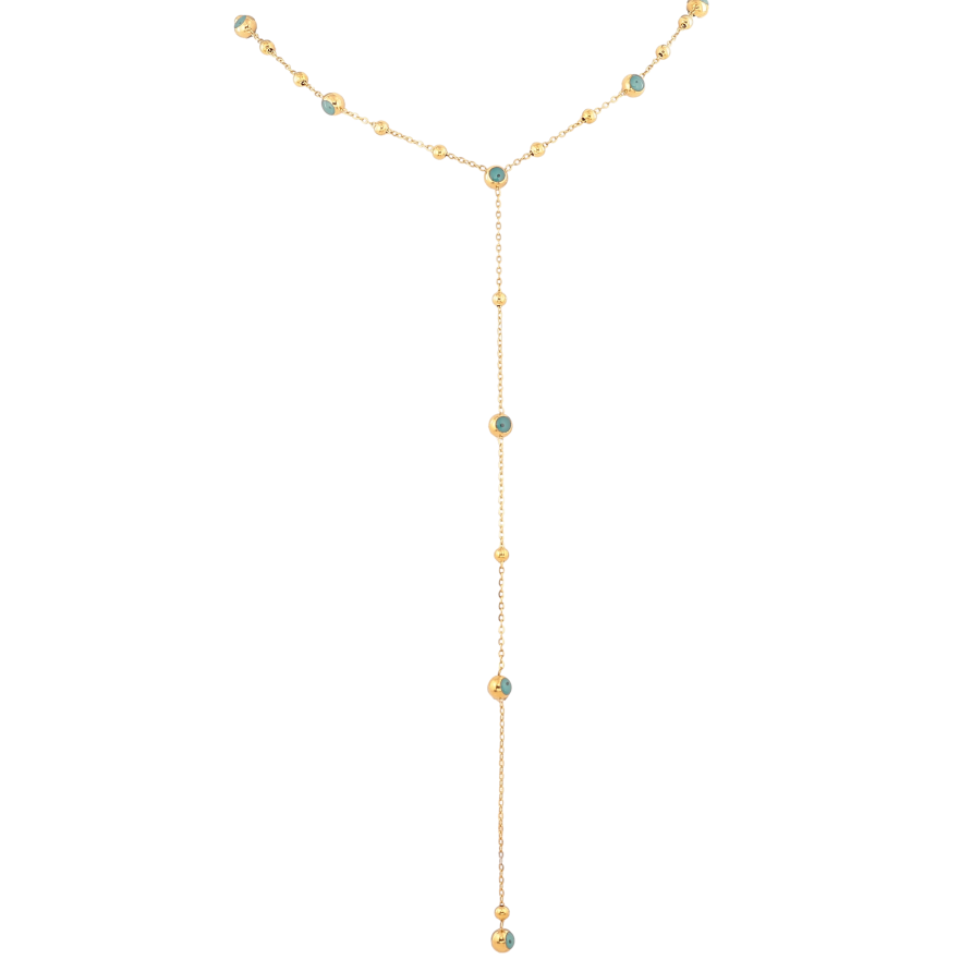 Кольє Нержавіюча сталь "Підвіска з кульками" довжина 42-47см х 1-5мм фото №1 Кольє Нержавіюча сталь "Підвіска з кульками" довжина 42-47см х 1-5мм фото №1