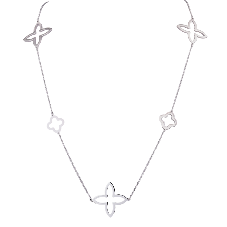 Кольє Нержавіюча сталь "Клевер" довжина 90-95см х 2-29мм фото №12