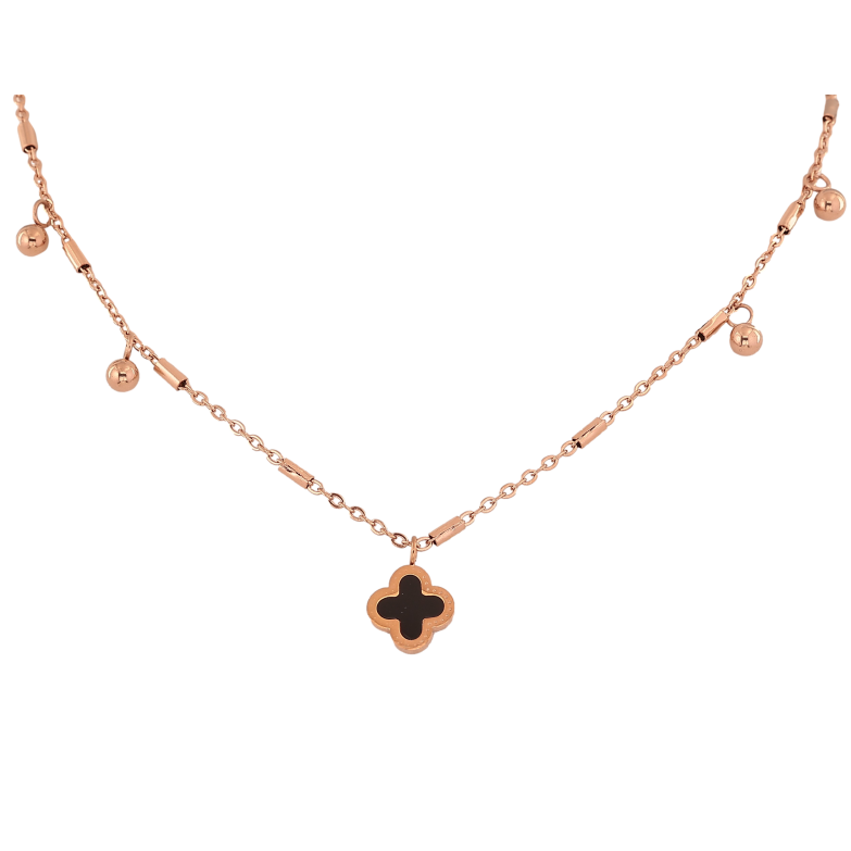 Колье Нержавеющая сталь "Клевер" длина 42-46см х 2мм фото №15