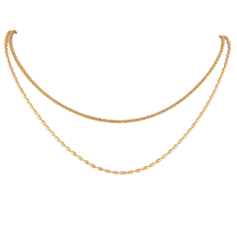 Кольє Нержавіюча сталь "Подвійний ланцюжок" довжина 40-45см х 2мм фото №3 Кольє Нержавіюча сталь "Подвійний ланцюжок" довжина 40-45см х 2мм фото №3